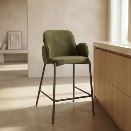 Picture of Jari Microfiber Bar Stool (seat height 65cm)