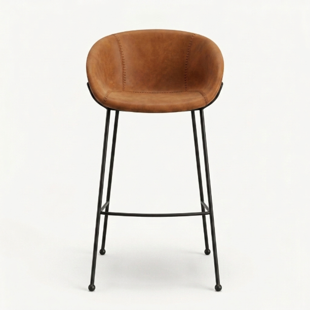 Picture of Feston PU leather bar stool (seat height 76cm)