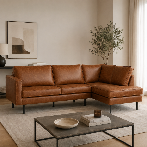 Picture of Rodeo PU Corner Sofa, Right