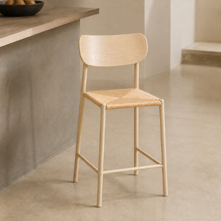 Picture of Lakeithia Rattan Bar Stool (seat height 67cm)