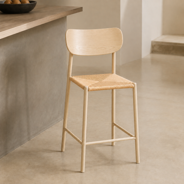 Picture of Lakeithia Rattan Bar Stool (seat height 67cm)