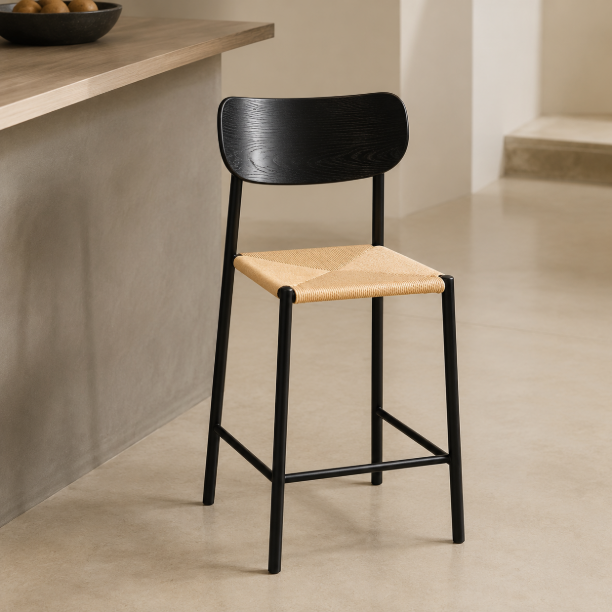 Picture of Lakeithia Rattan Bar Stool (seat height 67cm)