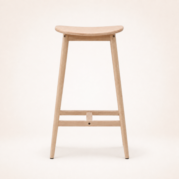 Picture of Sharnita Wooden Bar Stool (seat height 77cm)