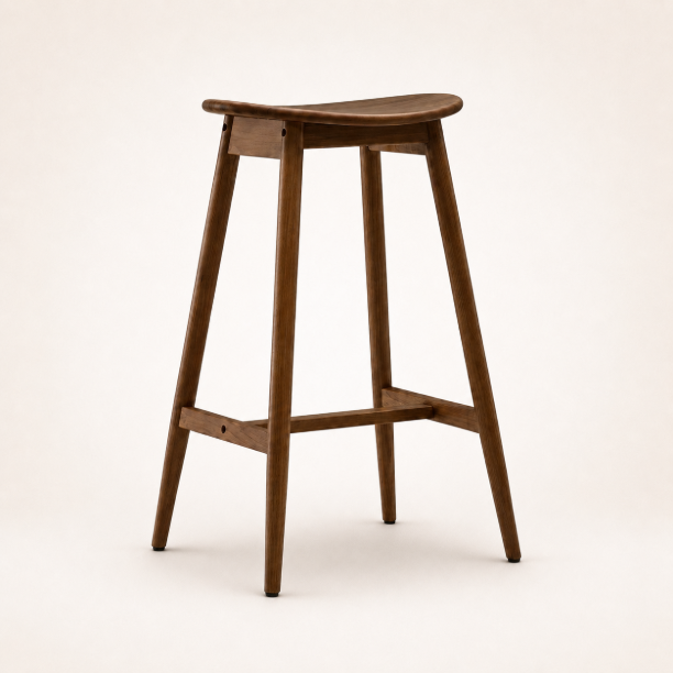 Picture of Sharnita Wooden Bar Stool (seat height 77cm)