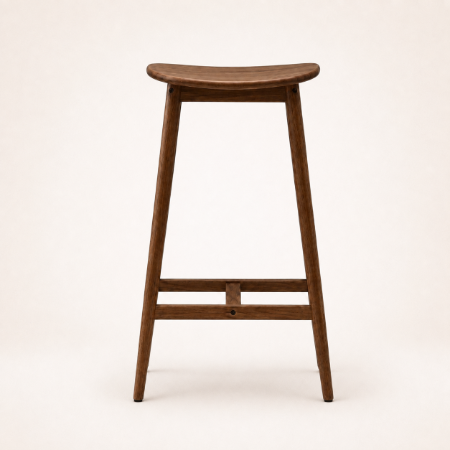 Picture of Sharnita Wooden Bar Stool (seat height 77cm)