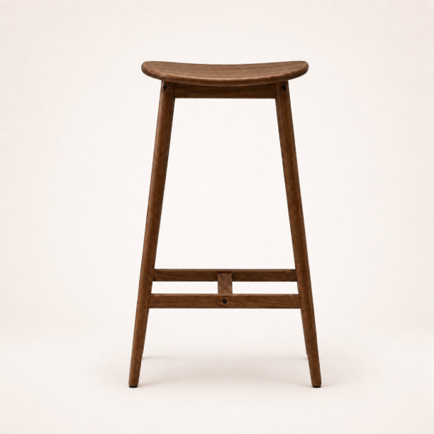 Picture of Sharnita Wooden Bar Stool (seat height 77cm)