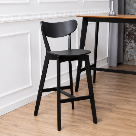 Picture of Torkil Bar Stool (seat height 77cm) Oak