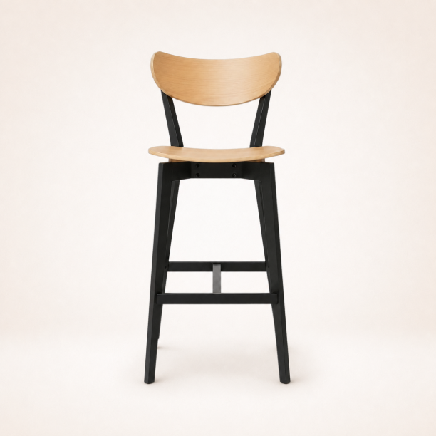 Picture of Torkil Bar Stool (seat height 77cm) Oak