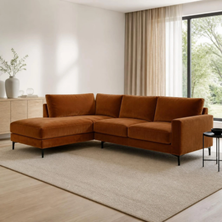 Picture of Jill Velvet Corner Sofa