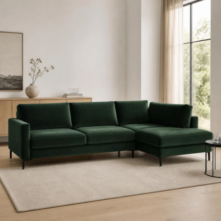 Picture of Jill Velvet Corner Sofa