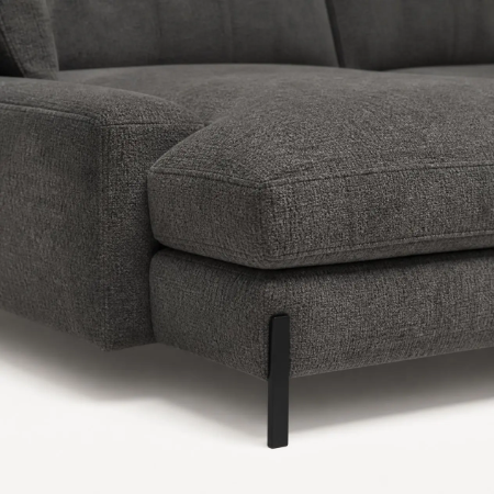 Picture of Lounge U-Sofa Sloping Chenille