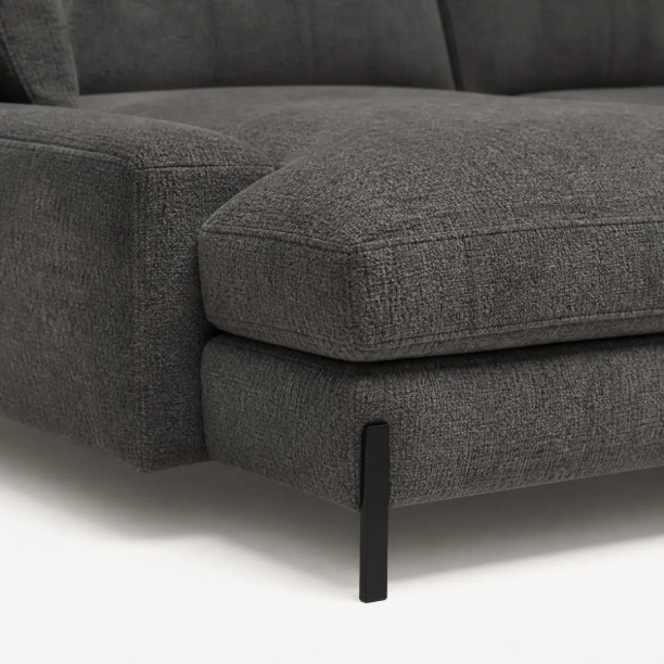 Picture of Lounge U-Sofa Sloping Chenille