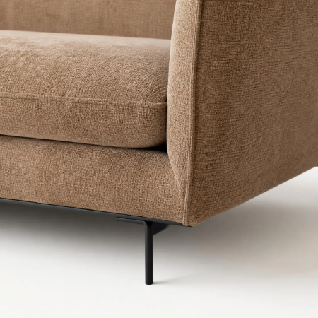 Picture of Lounge U-Sofa Sloping Chenille