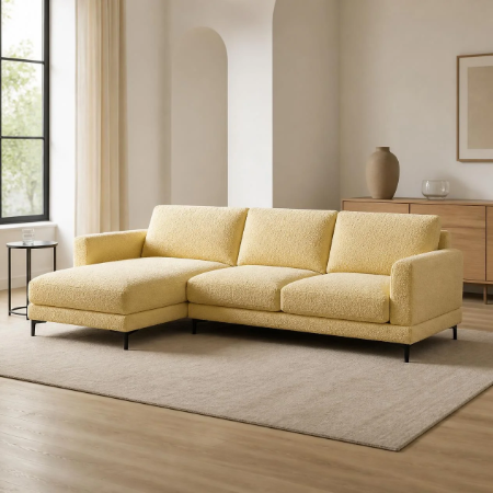 Picture of Statement Bouclé Corner Sofa, 274cm