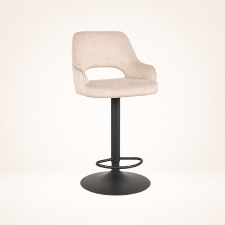 Picture of Swivel Bar Stool Fer Velvet (seat height 64-84cm)