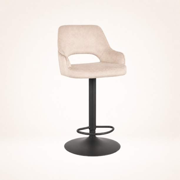 Picture of Swivel Bar Stool Fer Velvet (seat height 64-84cm)