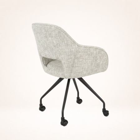 Picture of Deonte dining chair on wheels