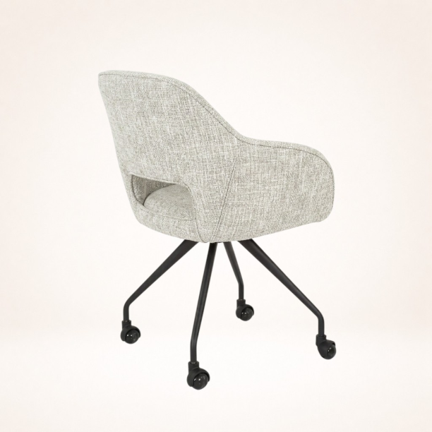 Picture of Deonte dining chair on wheels