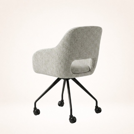 Picture of Deonte dining chair on wheels
