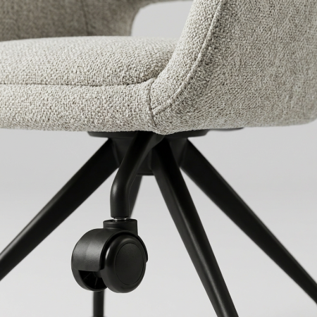 Picture of Deonte dining chair on wheels