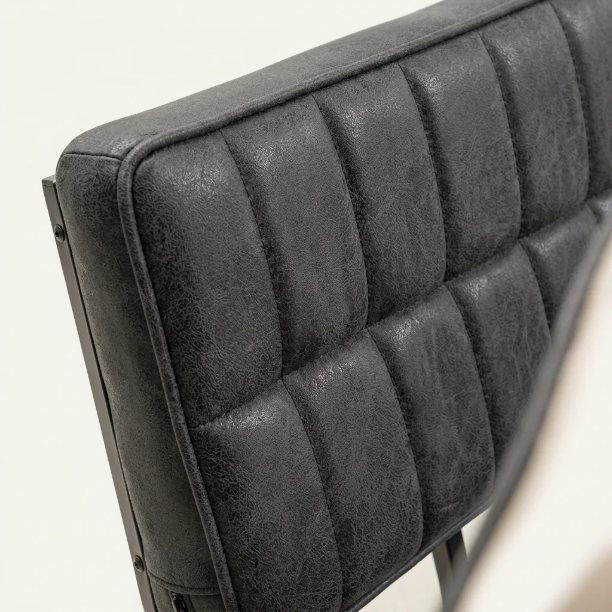 Picture of Ginger leather-look dining bench