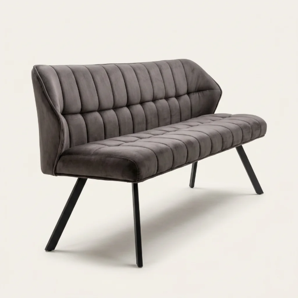 Picture of Thandie Velvet Dining Bench 180cm