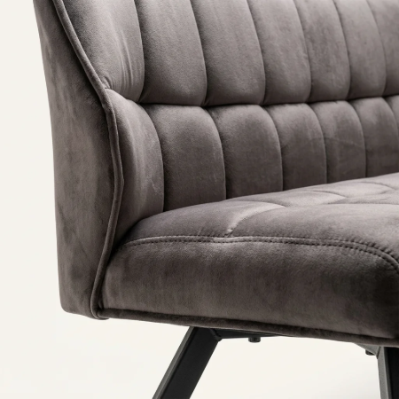 Picture of Thandie Velvet Dining Bench 180cm