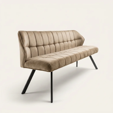 Picture of Thandie Velvet Dining Bench 180cm