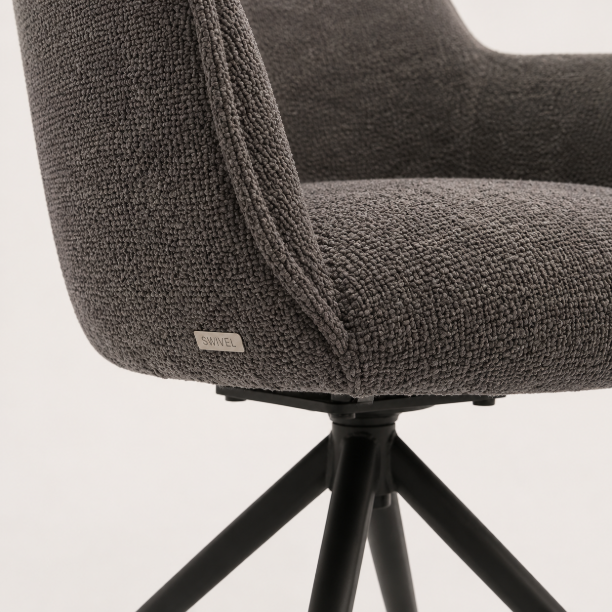 Picture of Swivel Dining Chair Fondo Chenille