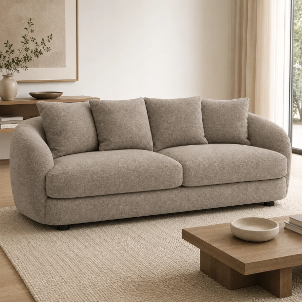 Picture of 3.5-seater sofa Vicenza Chenille