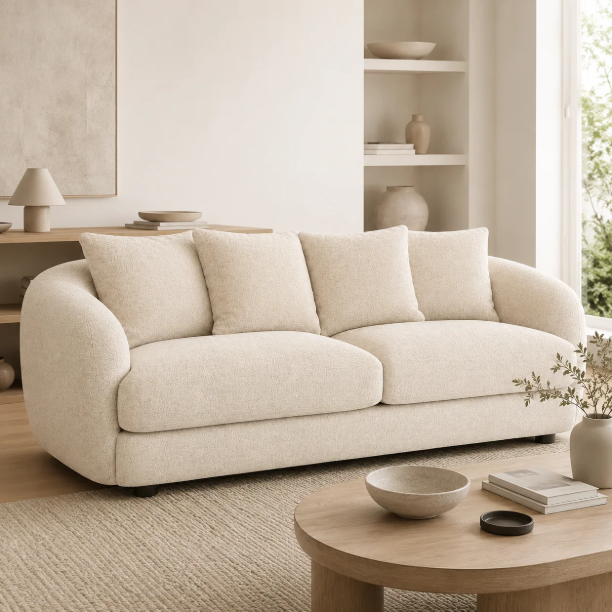 Picture of 3.5-seater sofa Vicenza Chenille