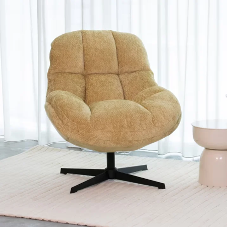 Picture of Huxley Elite fabric swivel armchair