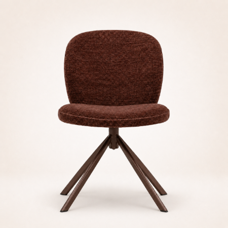 Picture of Swivel Dining Chair Femke Bouclé
