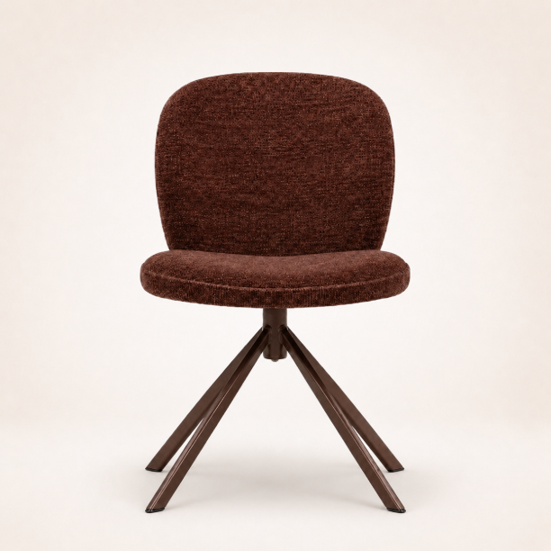 Picture of Swivel Dining Chair Femke Bouclé