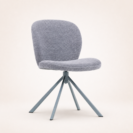 Picture of Swivel Dining Chair Femke Bouclé