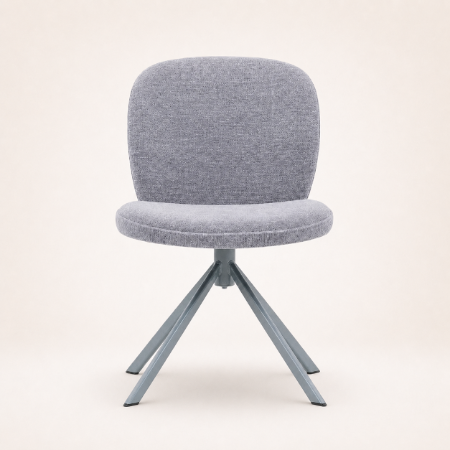 Picture of Swivel Dining Chair Femke Bouclé