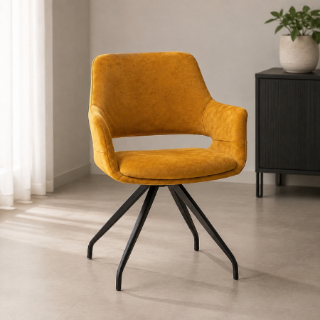 Picture of Swivel Dining Chair Capp Velvet