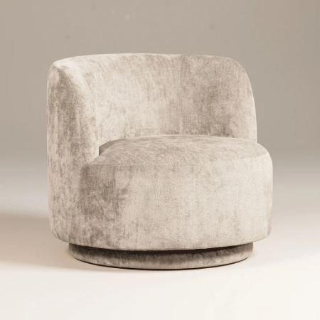 Picture of Popular Modular Swivel Armchair, Chenille