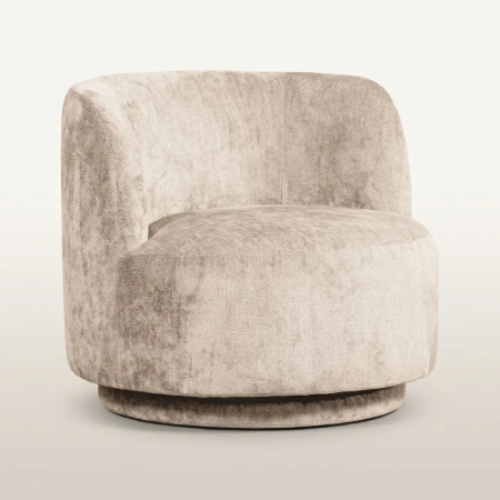 Picture of Popular Modular Swivel Armchair, Chenille
