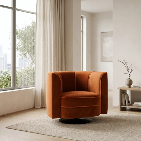 Picture of Swivel Armchair Flower