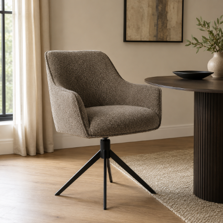 Picture of Swivel Dining Chair Lavonne Chenille