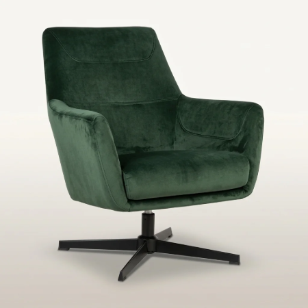 Picture of Swivel Armchair Toby Velvet