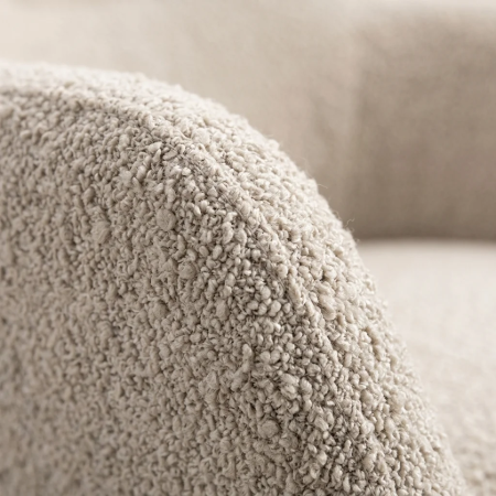 Picture of Armchair Tristan Bouclé, color Beige