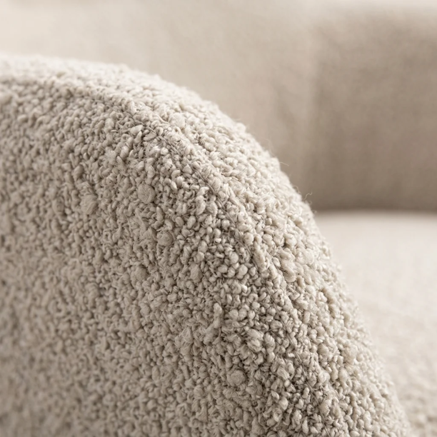 Picture of Armchair Tristan Bouclé, color Beige