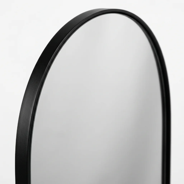Picture of Curved Mirror Cheryll 193 x 66cm, color Black