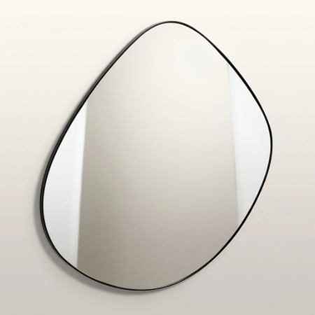 Picture of Organic Mirror Anera 90 x 93cm, color Black