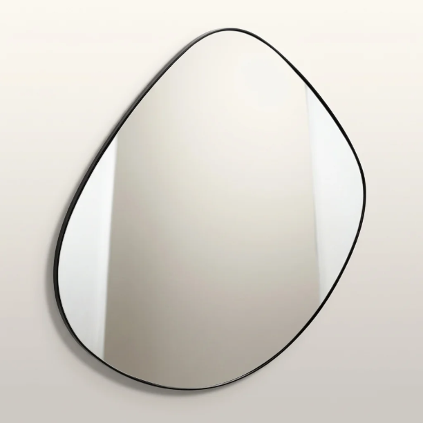 Picture of Organic Mirror Anera 90 x 93cm, color Black