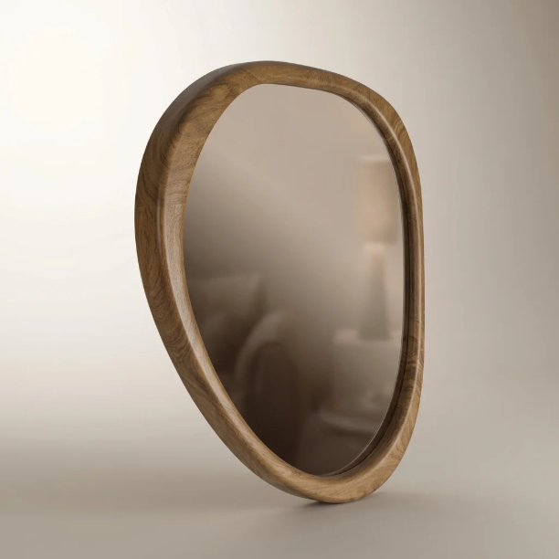 Picture of Organic Mirror Leif MDF, 48 x 44cm