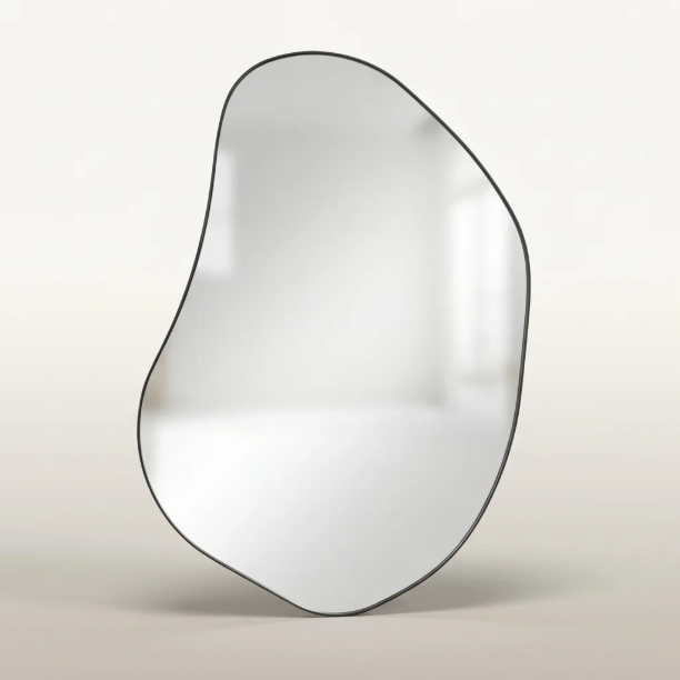Picture of Organic Mirror Romee 100 x 70cm, color Black