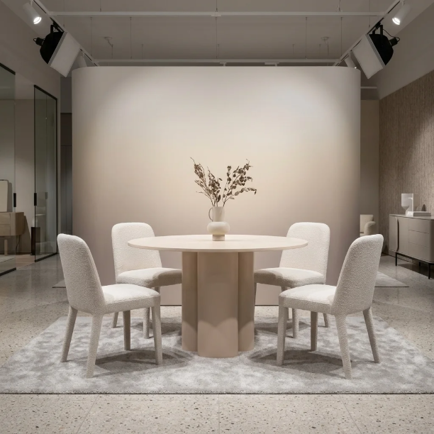 Picture of Round Dining Table Anh MDF, 110cm